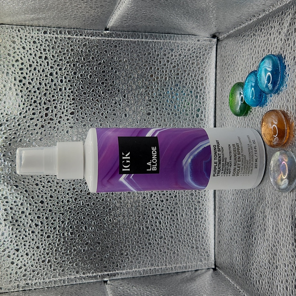 IGK LA Blonde Purple Toning Leave-In Treatment Spray NEW 207mL 7oz